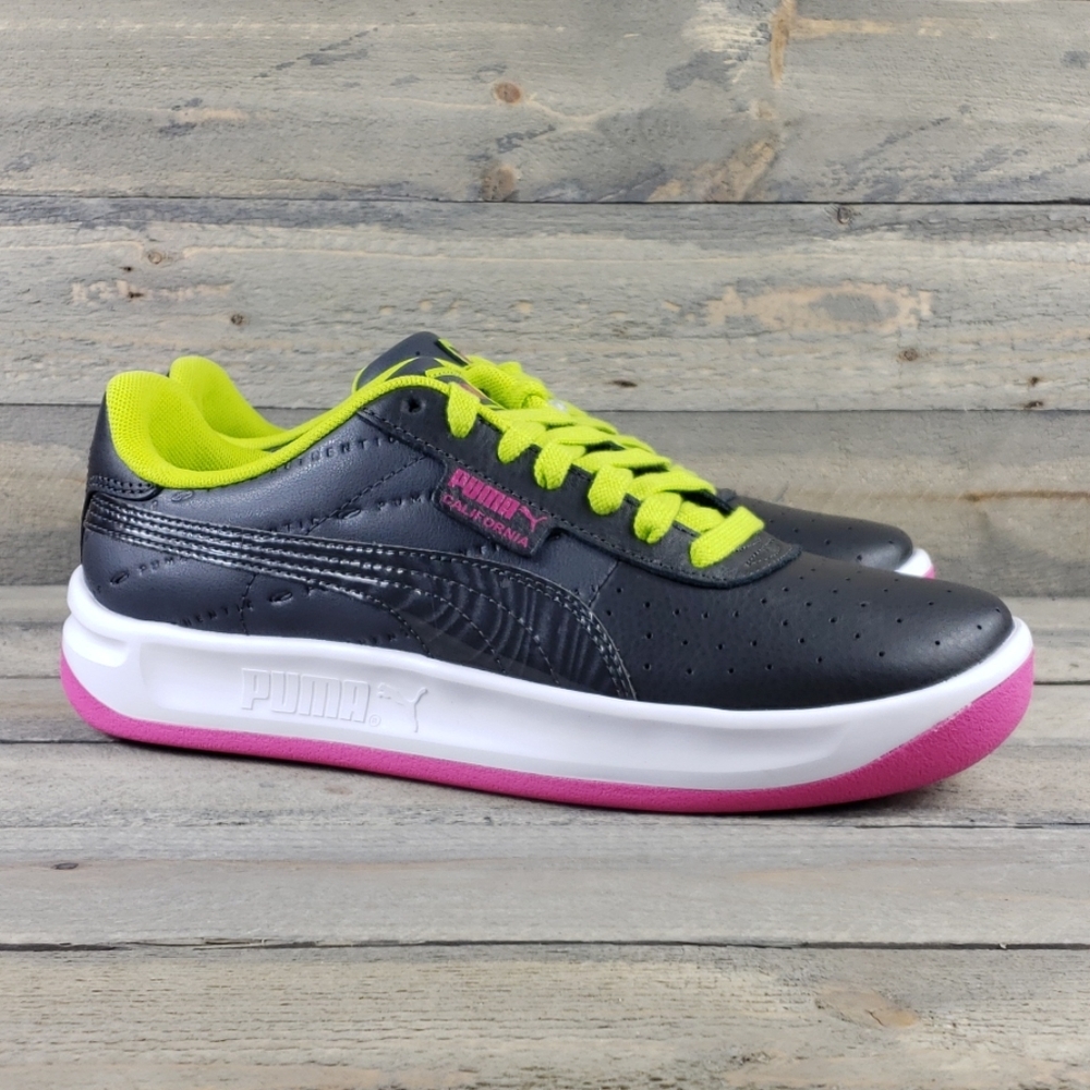 New Women's Puma California Sneakers Gray/White